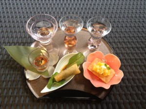 Dégustation de trois Sakés Japonais