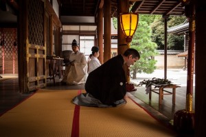 Saké Samurai - Offrande au Shimogamo Jinja